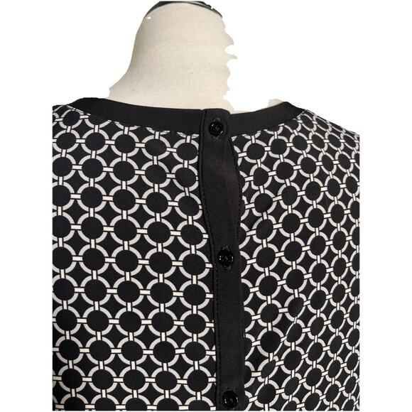 ANNE KLEIN Button-Up Back Blouse Top Women’s Short Sleeves 0X - Picture 5 of 5